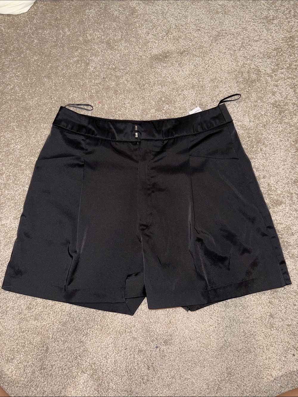 Zara satin shorts